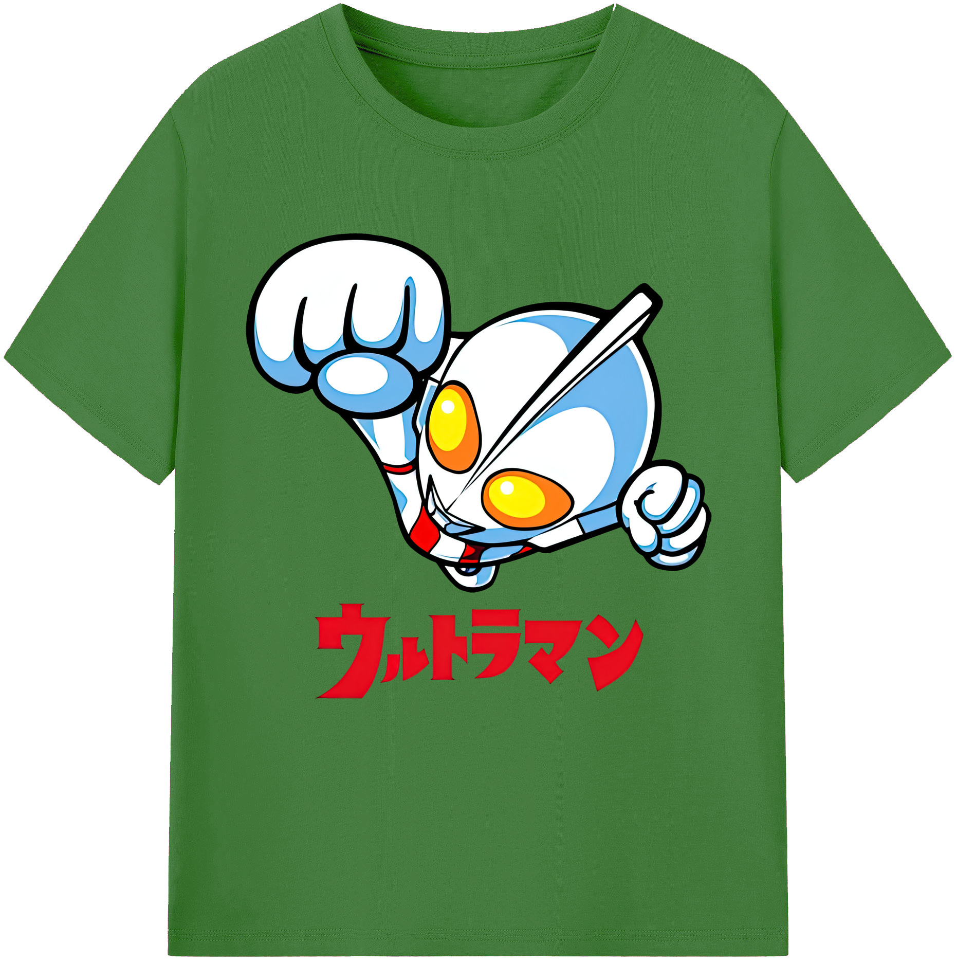 （画像用） ウルトラマン Ultraman レディースカジュアルプリントTシャツ（綿100％）